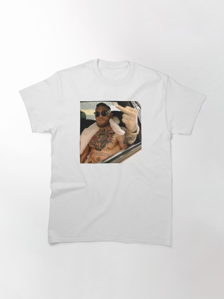 Alternate view of Conor McGregor Middle Finger - The Notorious (Color Version) Classic T-Shirt