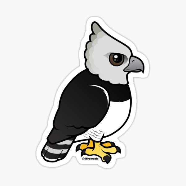 Pegatina «Cute Harpy Eagle por Birdorable» de birdorable | Redbubble