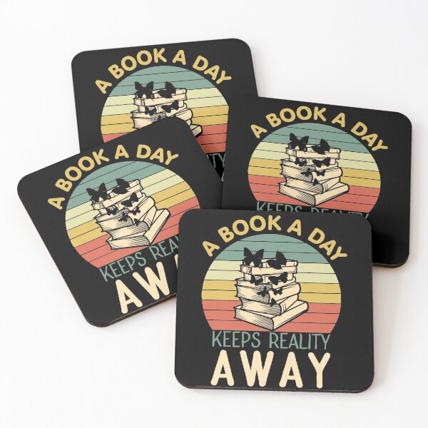 Item preview, A Book A Day Keeps The Reality Away - , gift for book lovers-National Read a Book Day designed and sold by QUEEN-WIVER.