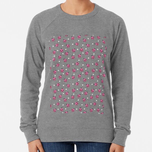 LadyBug Pink Lightweight Sweatshirt