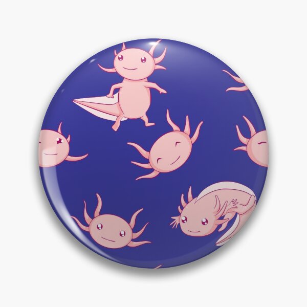 Item preview, Blue patterned axolotl designed and sold by Ix•L .