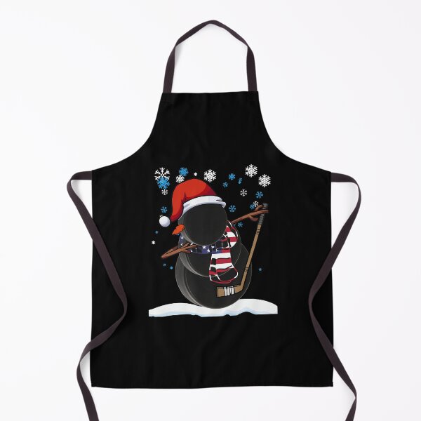 Item preview, Christmas Dabbing Hockey Puck American Flag Snowman designed and sold by Ginger217.