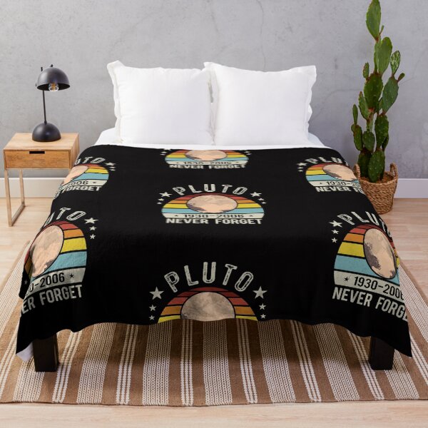 Item preview, Pluto Never Forget Retro, funny Astro Physics designed and sold by ArtDeziGn.