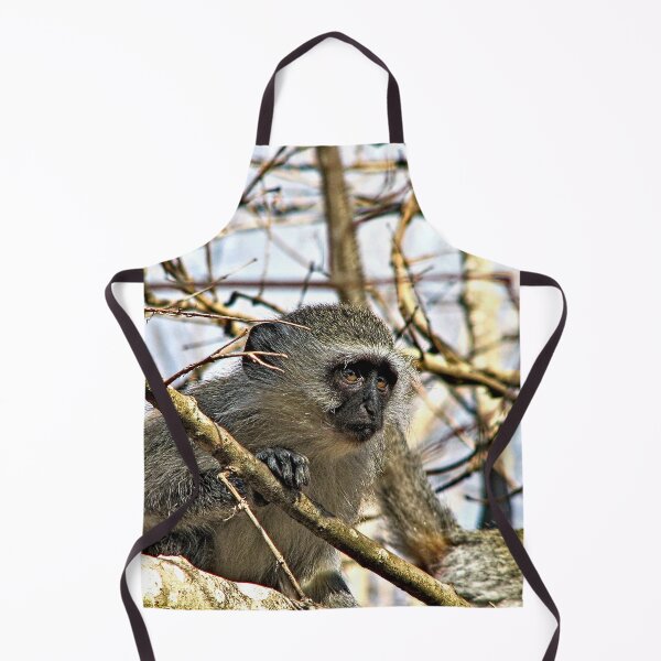 Item preview, Velvet Monkey on Tree Closeup Portrait designed and sold by worldways.