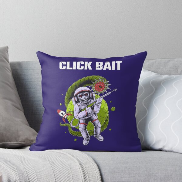 Item preview, Click Bait Astronaut with Alien Planet and Rocket ship Design  designed and sold by boopsblunt.