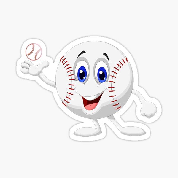 Let's play baseball Sticker