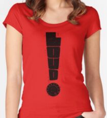 Loud! Typography Series Women's Fitted Scoop T-Shirt