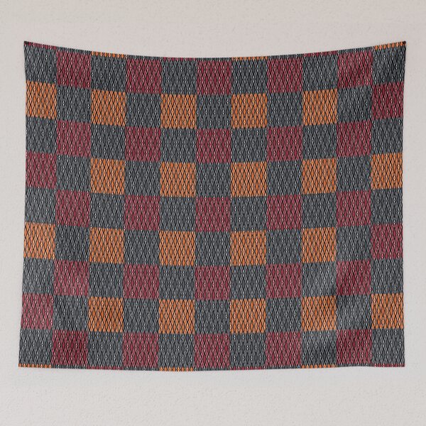 Item preview,  Diamonds Grey Burgundy Orange  designed and sold by Antava.