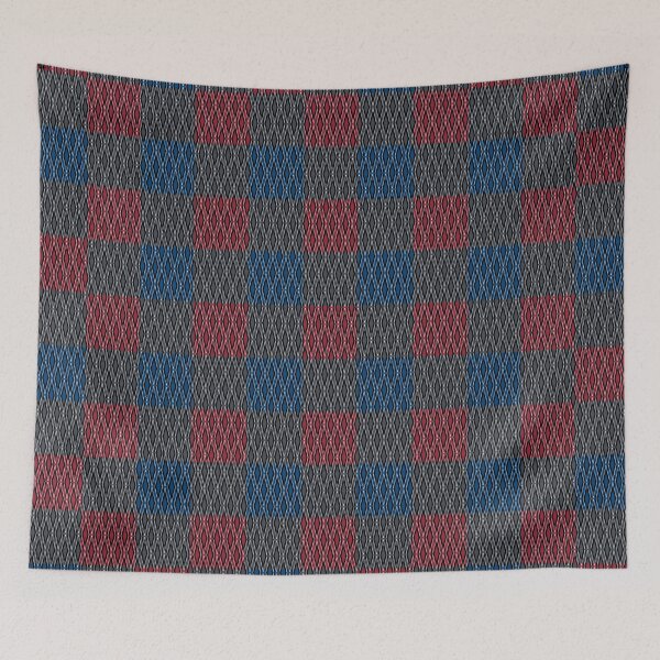 Item preview, Diamonds Grey Burgundy Blue  designed and sold by Antava.
