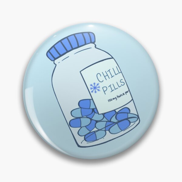 Item preview, Chill Pills designed and sold by KazsStickerShop.