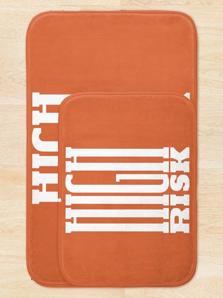 Thumbnail 5 of 6, Bath Mat, High Risk designed and sold by close-up.biz.