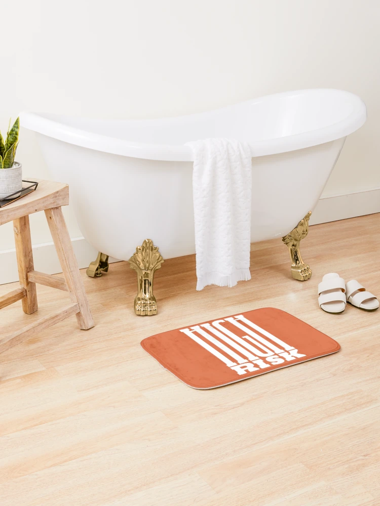 Thumbnail 2 of 6, Bath Mat, High Risk designed and sold by close-up.biz.
