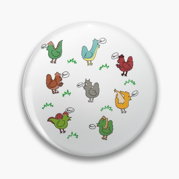 Item preview, Chicken Dinos designed and sold by SnootDootPiggyArt.