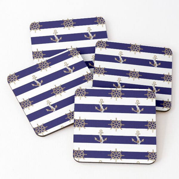 Item preview, Anchor.Nautical,marine,sealife,ocean,sail,ships pattern designed and sold by MariaMarinova.