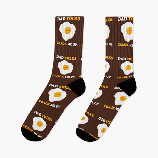 Item preview, Dad Yolks Crack Me Up Funny Fathers Day Jokes Daddy Pun Papa designed and sold by gkao.