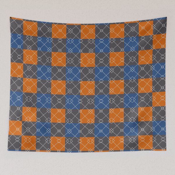 Item preview, Zig Zag Grey Blue Orange  designed and sold by Antava.