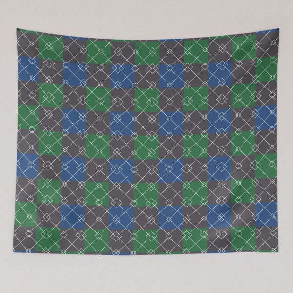 Item preview, Zig Zag Grey Green Blue designed and sold by Antava.