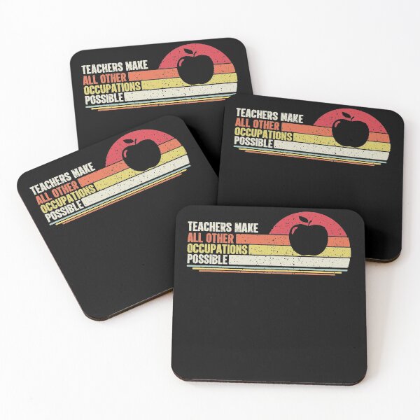 Item preview, Teachers Make All Other Occupations Possible Retro Vintage designed and sold by RedQuality.