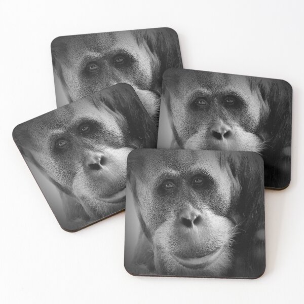 Item preview, Endangered OrangUtan Portrait 3 designed and sold by ArtbyBodge.
