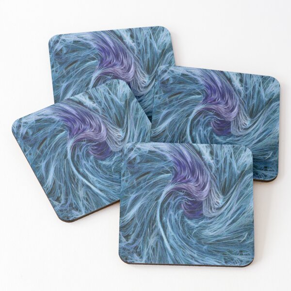 Item preview, Waves of Fantasy Blue Amidst the Grass and Leaves designed and sold by BeceroCreations.