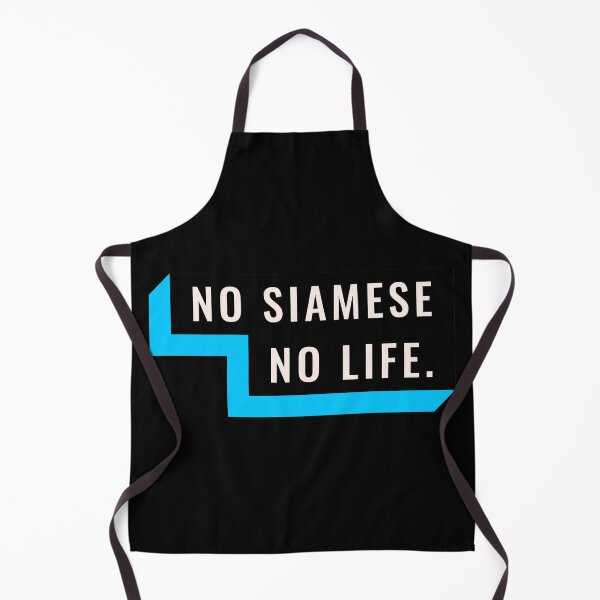 Item preview, No Siamese Cat No Life Funny Cat designed and sold by Wachi-A.