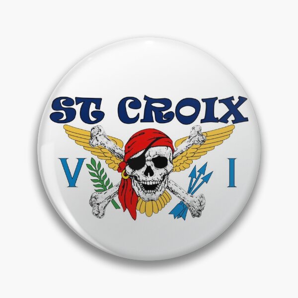 Item preview, US Virgin Islands Pirate Flag - St. Croix designed and sold by marquet65.