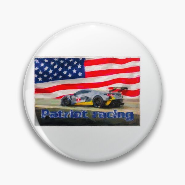 Artikelvorschau, Patriot Racing Aquarell entworfen und verkauft von FabFreakShop.