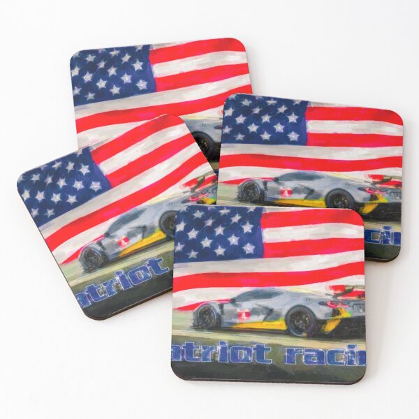 Item preview, Patriot Racing watercolor designed and sold by FabFreakShop.