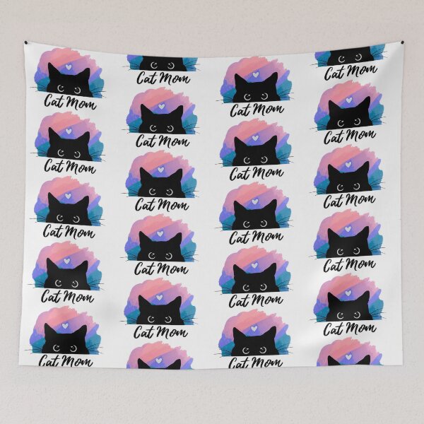 Item preview, Cute Watercolor Cat Mom designed and sold by GirlClanCo.