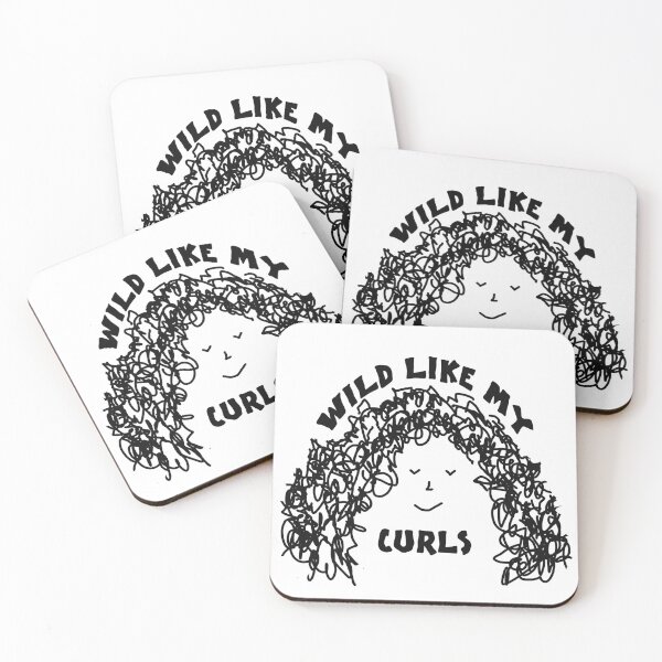Item preview, Wild like my curls silly designed and sold by oxoxoxo.