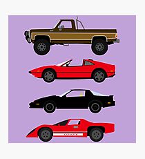 The Car's The Star: Glen A Larson Photographic Print