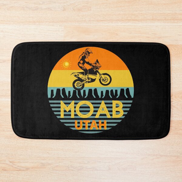Item preview, Moab Utah Vintage Sunset Dirt Bike designed and sold by artlaila.