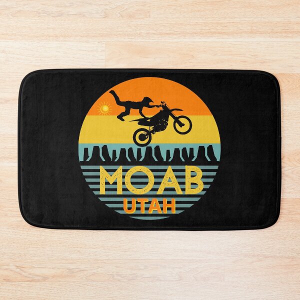 Item preview,  Moab Utah Vintage Sunset Dirt Bike designed and sold by artlaila.