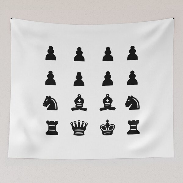 Item preview, Black Chess Pieces designed and sold by Adel Qasem.