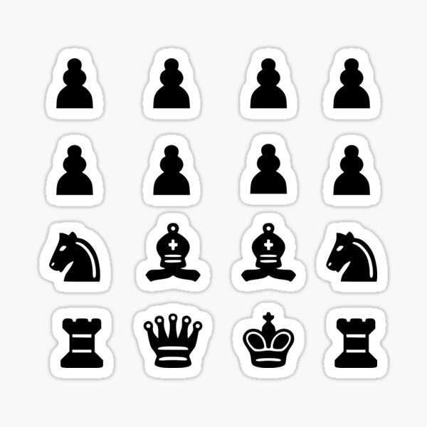 Item preview, Black Chess Pieces designed and sold by Adel Qasem.