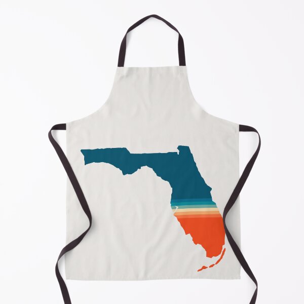 Item preview, Florida State Retro Map designed and sold by Texterns.