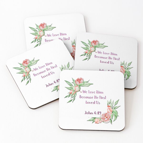 Item preview, John 4:19 designed and sold by Delights.