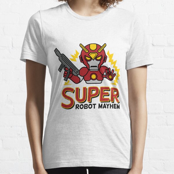 Super Robot Mayhem Red Auy Essential T-Shirt