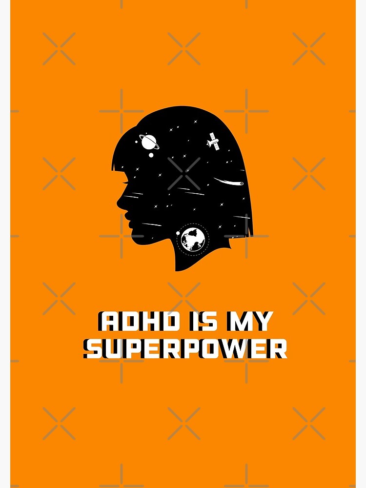 Thumbnail 3 of 3, Journal, Adhd is my superpower adhd is awesome designed and sold by Fatamimosh.