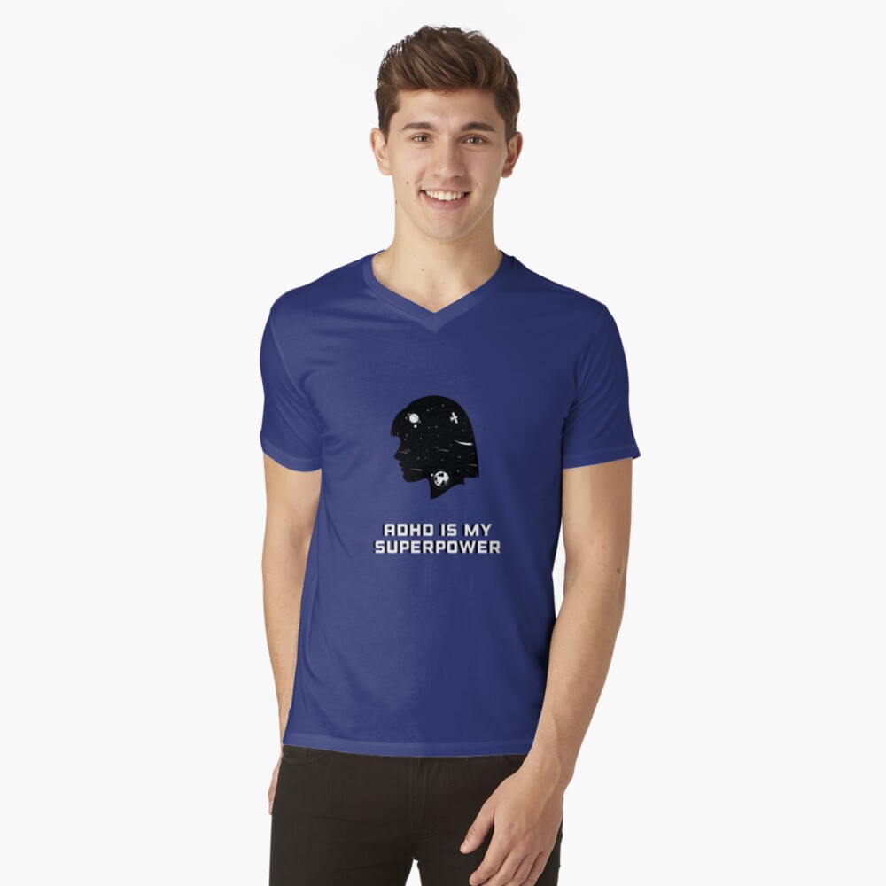 Item preview, V-Neck T-Shirt designed and sold by Fatamimosh.