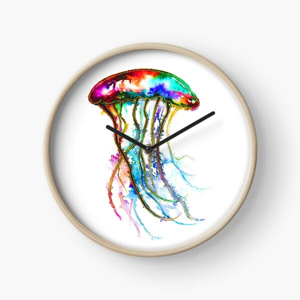 Rainbow Jellyfish Clock