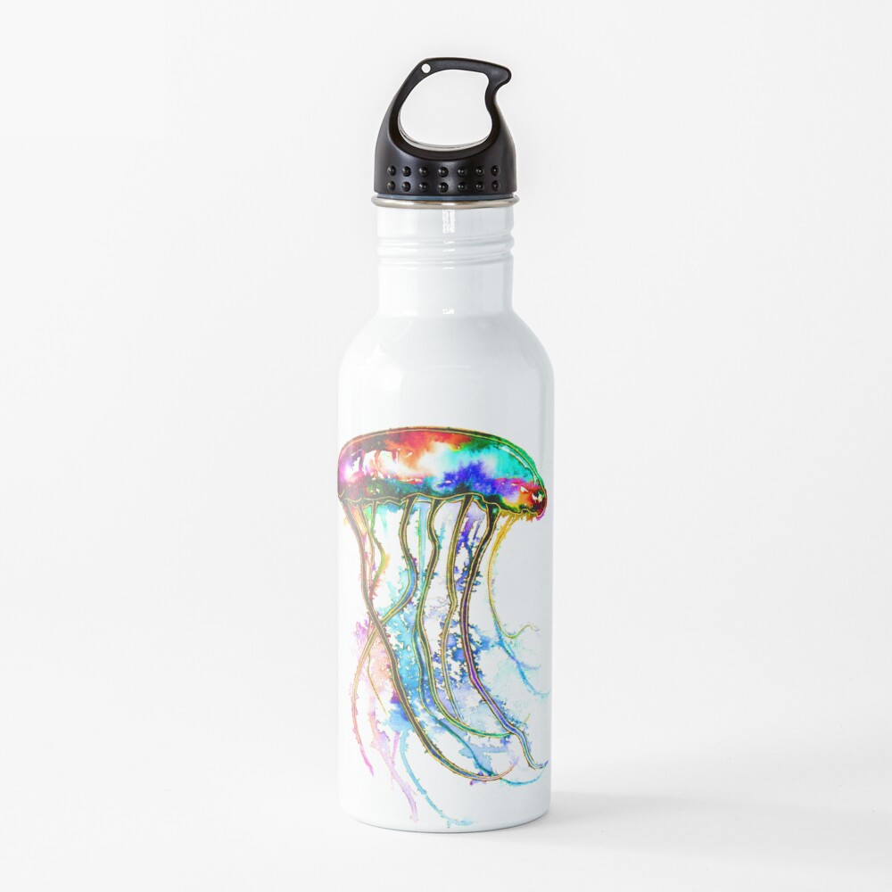 Rainbow Jellyfish Water Bottle