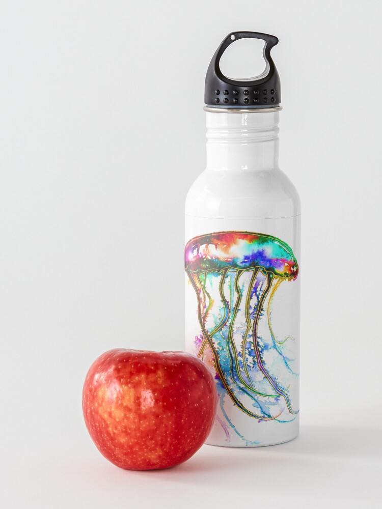 Alternate view of Rainbow Jellyfish Water Bottle