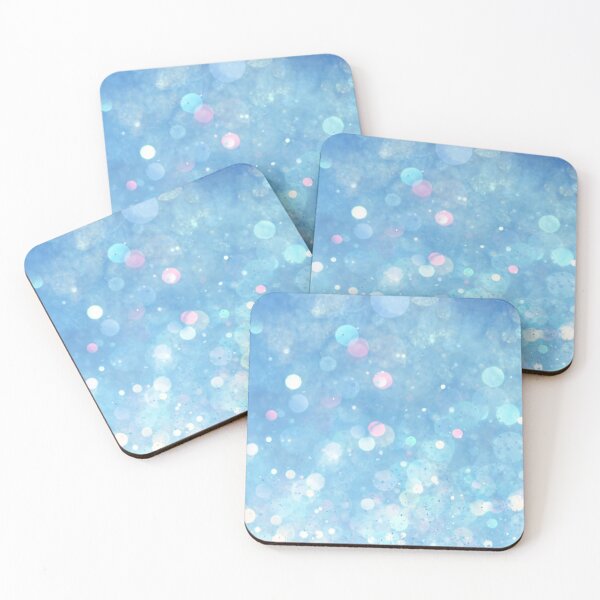 Item preview, Ethereal Light Blue Crystal Aqua Glitter and Sparkle Lights designed and sold by hearthearts.