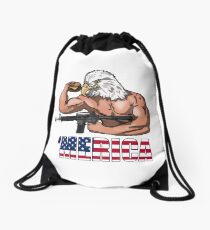 America Drawstring Bag