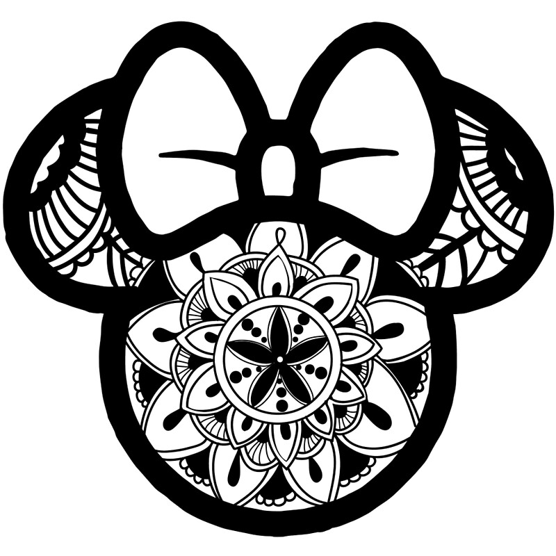 "Minnie Mouse Mandala " by juicycreations | Redbubble