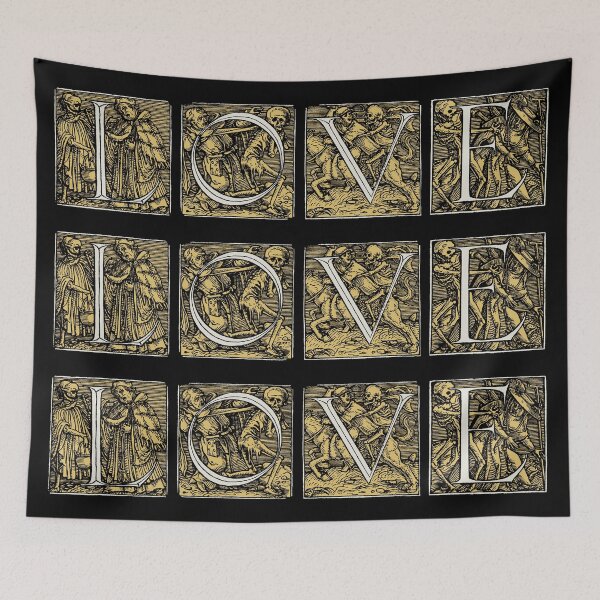 Item preview, The Alphabet of Death, LOVE designed and sold by monsterplanet.