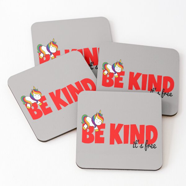 Item preview, Be Kind, It's Free - Rainbow Unicorn designed and sold by Teamtsunami6.