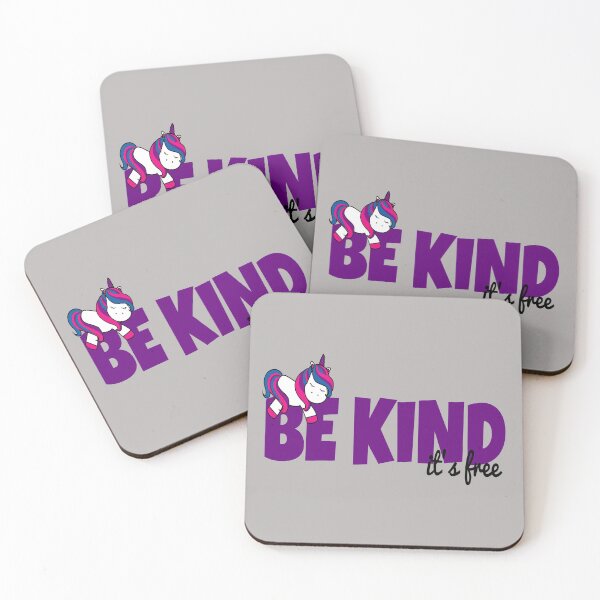 Item preview, Be Kind, It's Free - Bisexual Unicorn designed and sold by Teamtsunami6.