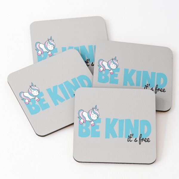 Item preview, Be Kind, It's Free - Trans Unicorn designed and sold by Teamtsunami6.